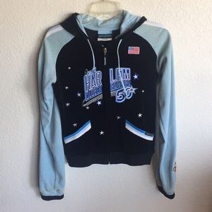 PLATINUM FUBU | Velour Harlem Globetrotter Hoodie